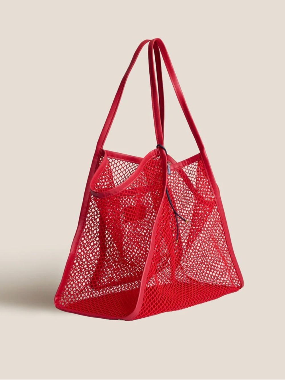 Parker Thatch x Big Night Everywhere Mesh Tote - Red - NWT